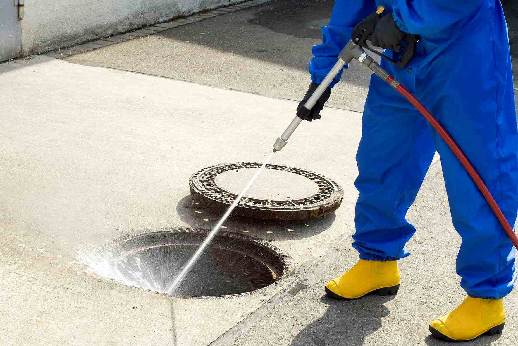 Professional drain cleaning service