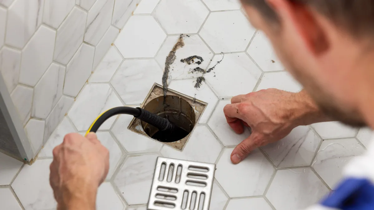 Professional drain cleaning equipment